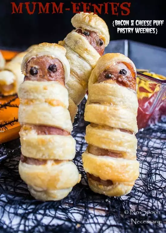 Puff Pastry Hot Dog Mummies