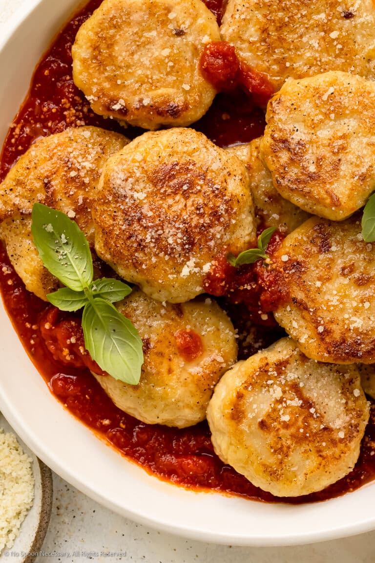 Ricotta Gnocchi Recipe (Italian Dumplings) - No Spoon Necessary