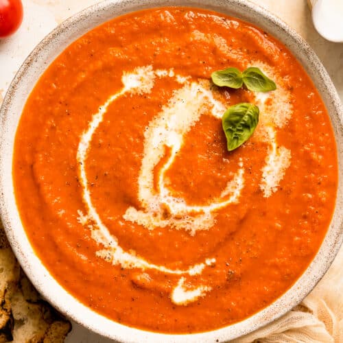 Creamy Tomato Soup (Homemade) - No Spoon Necessary