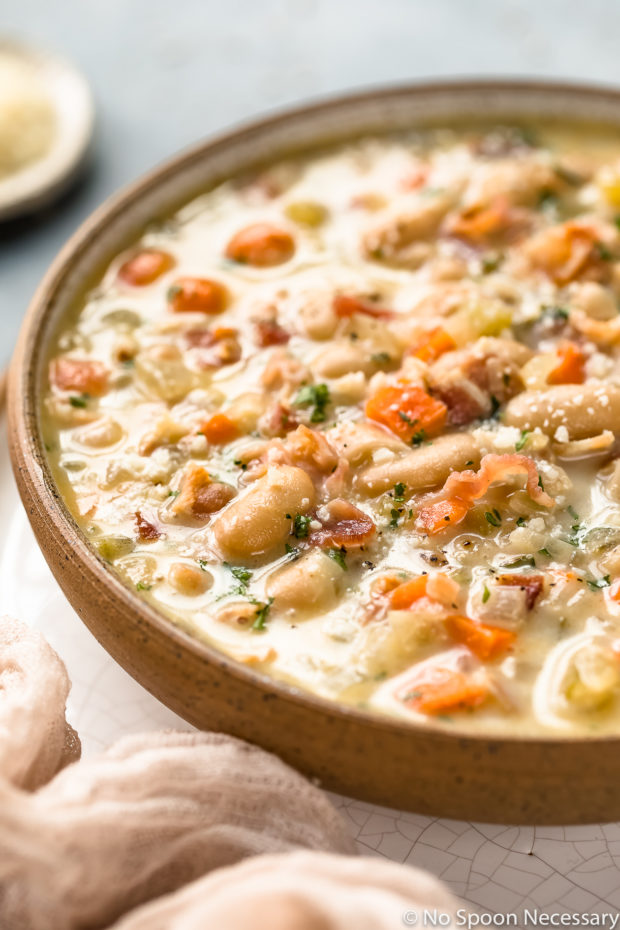 Tuscan White Bean Soup Recipe - No Spoon Necessary