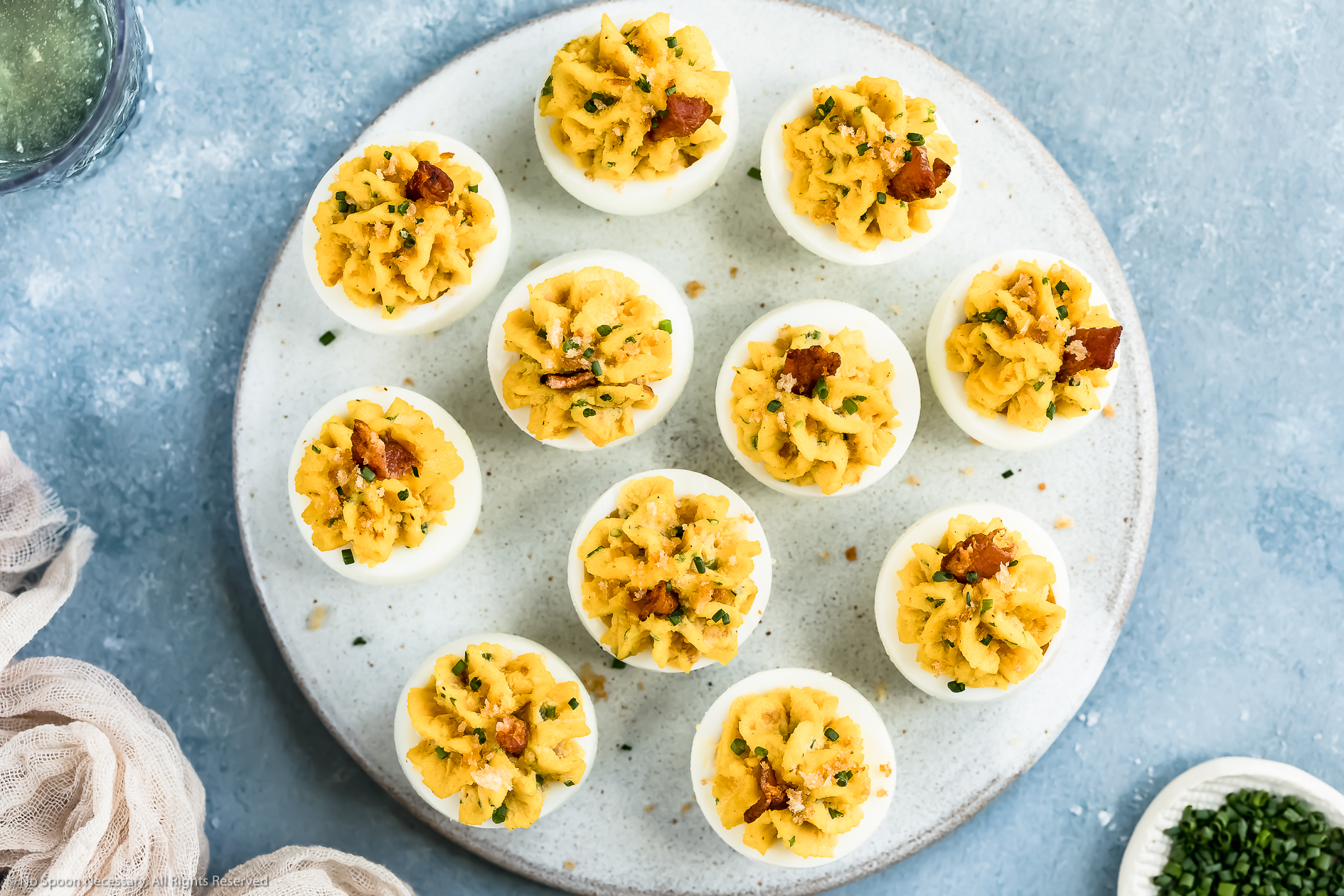 How to Make Bacon Deviled Eggs - No Spoon Necessary