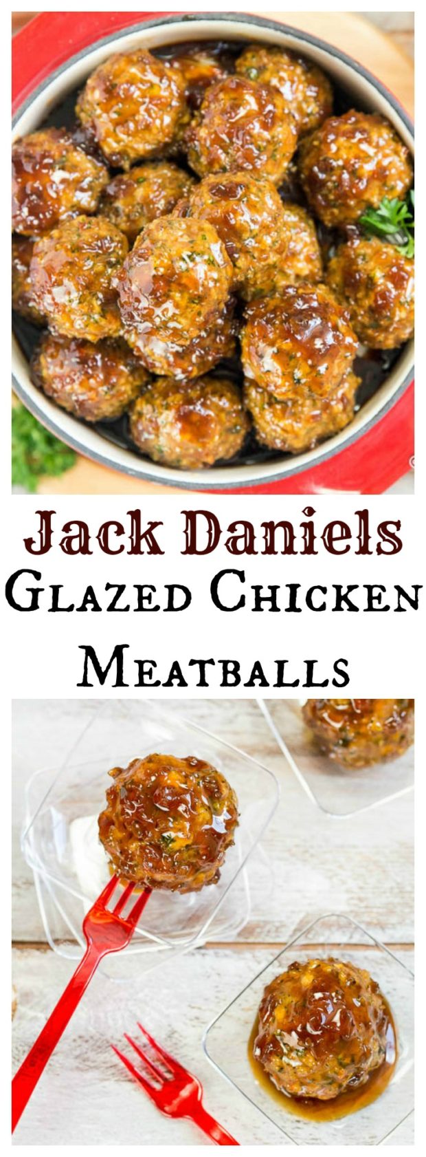 Jack Daniels Glazed Chicken Meatballs