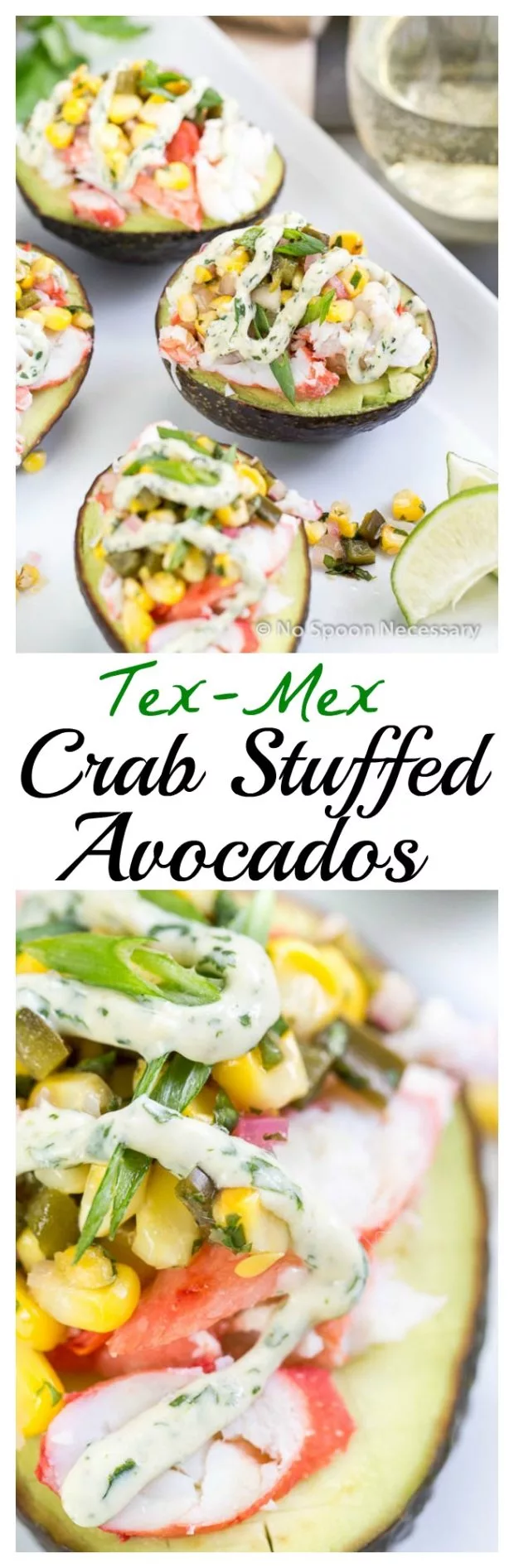 Tex Mex Crab Stuffed Avocados