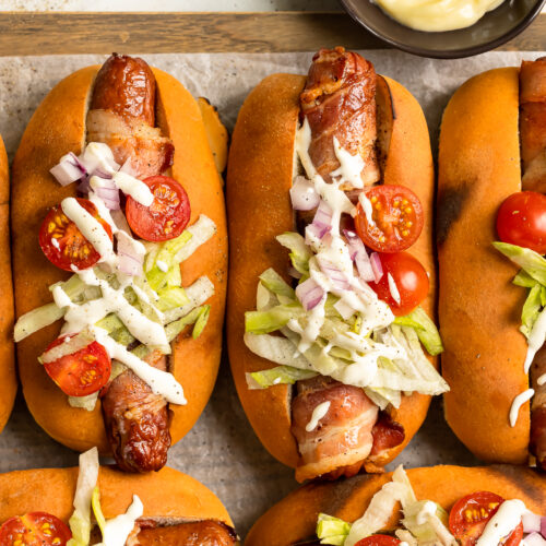Loaded South American Hot Dogs with Tomato Salsa - Recipes