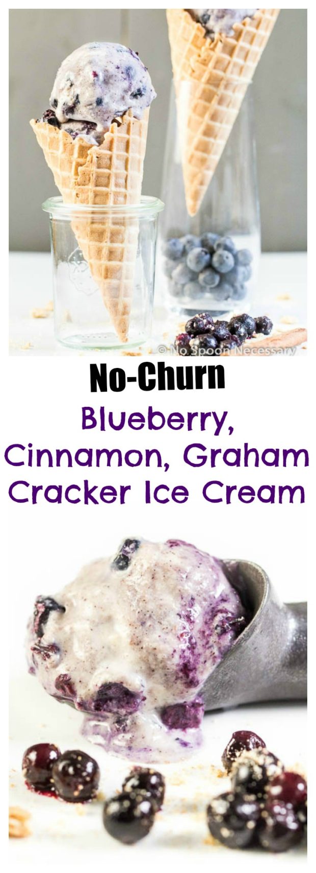 Blueberry Ice Cream- long pin