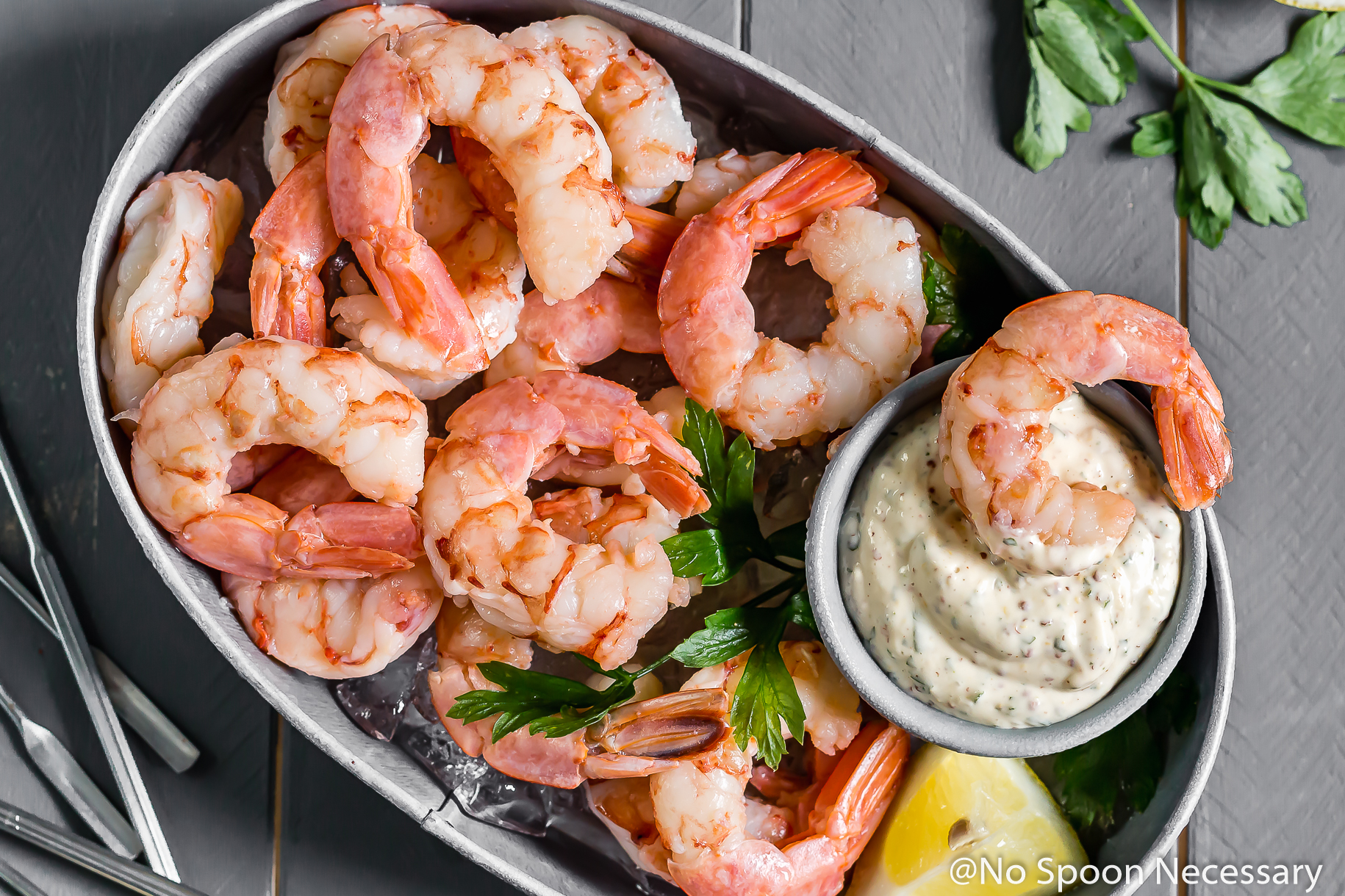 Roasted Shrimp Cocktail with Quick Cocktail Sauce - Whole Made Living