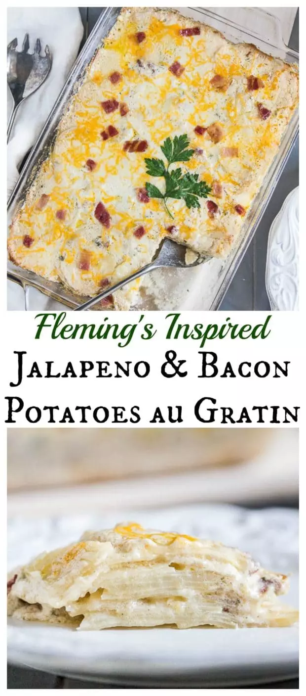 Fleming's Inspired Jalapeno & Bacon Potatoes au Gratin - 8