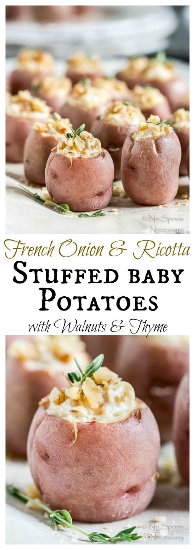 French Onion & Ricotta Stuffed Baby Potatoes long pin1