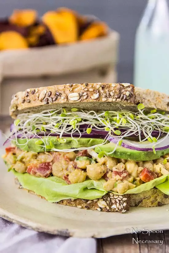 Chipotle Smashed Chickpea Salad Sandwich-100