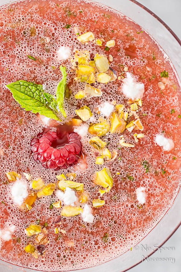 Chilled Watermelon & Rose Soup {with goat cheese & pistachios}-43