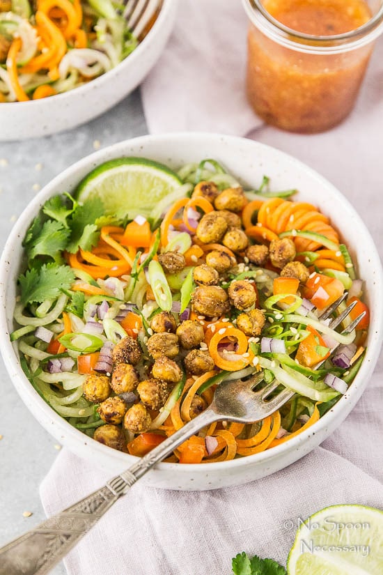 Thai Roasted Crispy Chickpeas with Cucumber & Carrot Noodle Salad-169