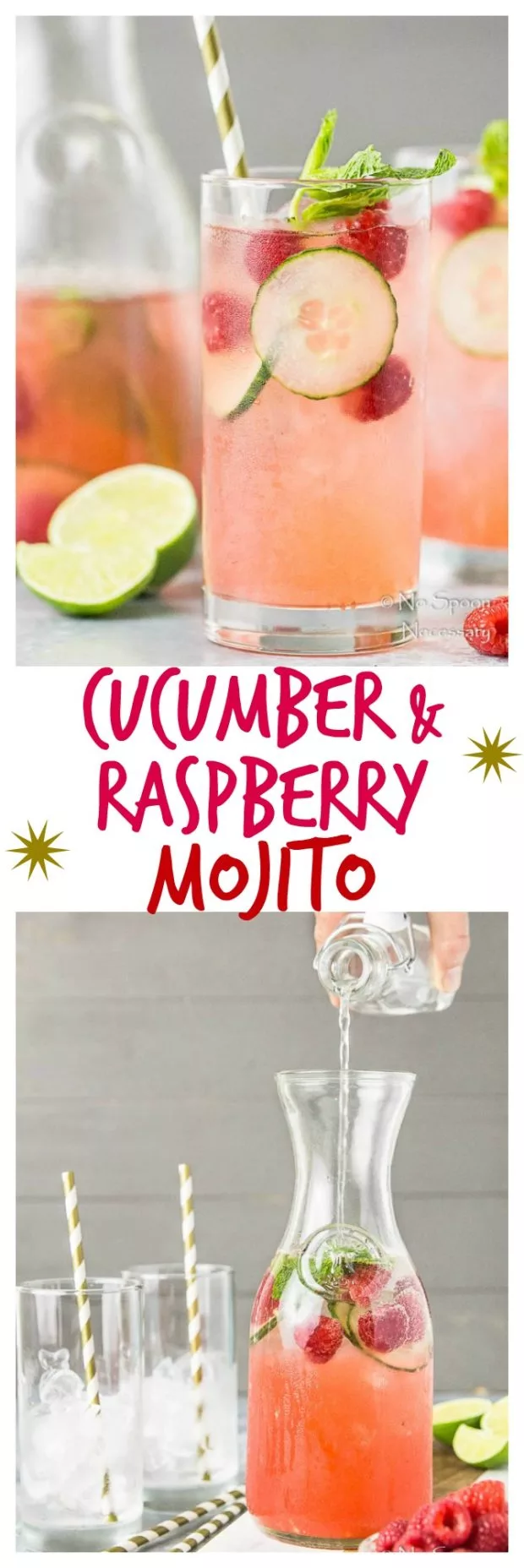 Cucumber & Raspberry Mojito-long pin1