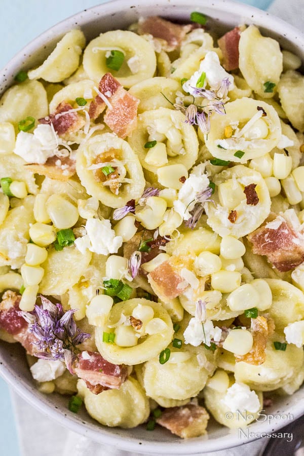 Brown Butter Orecchiette with Bacon, Corn & Goat Cheese-51