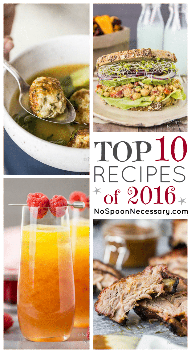 The most popular recipes of 2016 on No Spoon Necessary