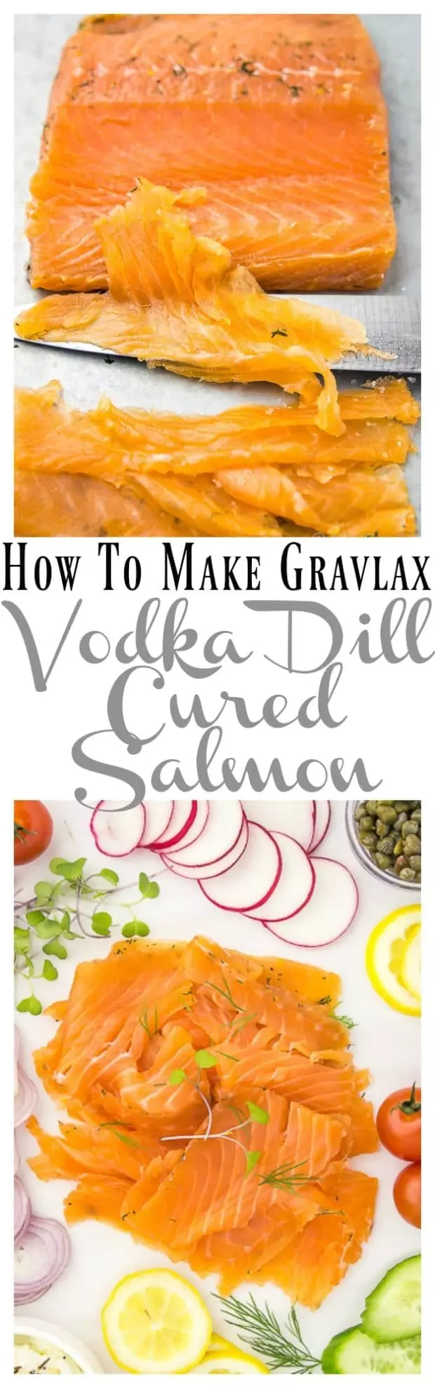 How To Make Gravlax - Vodka Dill Cured Salmon