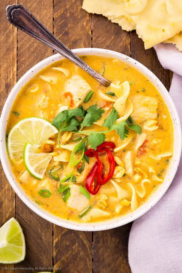 Weeknight Chicken Noodle Soup - Red and Honey