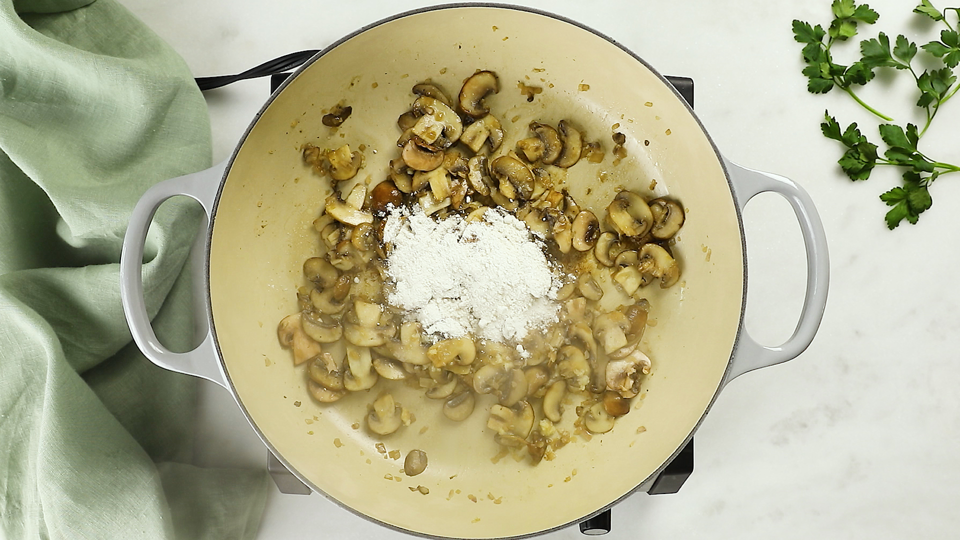 Easy 5 Ingredient Marsala Mushrooms - Dishing Out Health