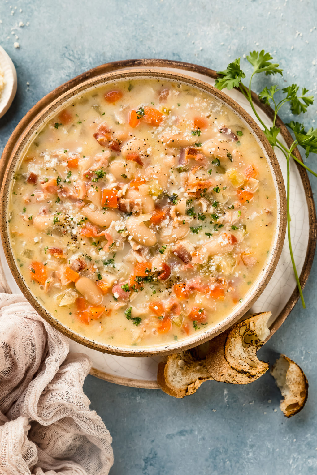 Tuscan White Bean Soup Recipe - No Spoon Necessary