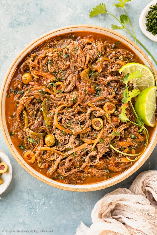 Slow Cooker Ropa Vieja (Cuban Beef) – No Spoon Necessary