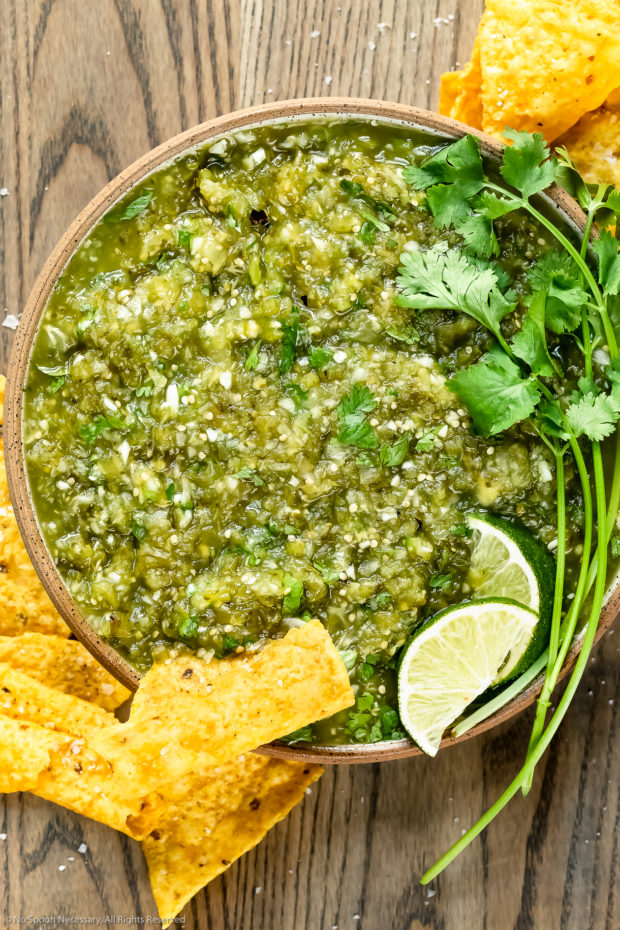 Homemade Salsa Verde Recipe - No Spoon Necessary
