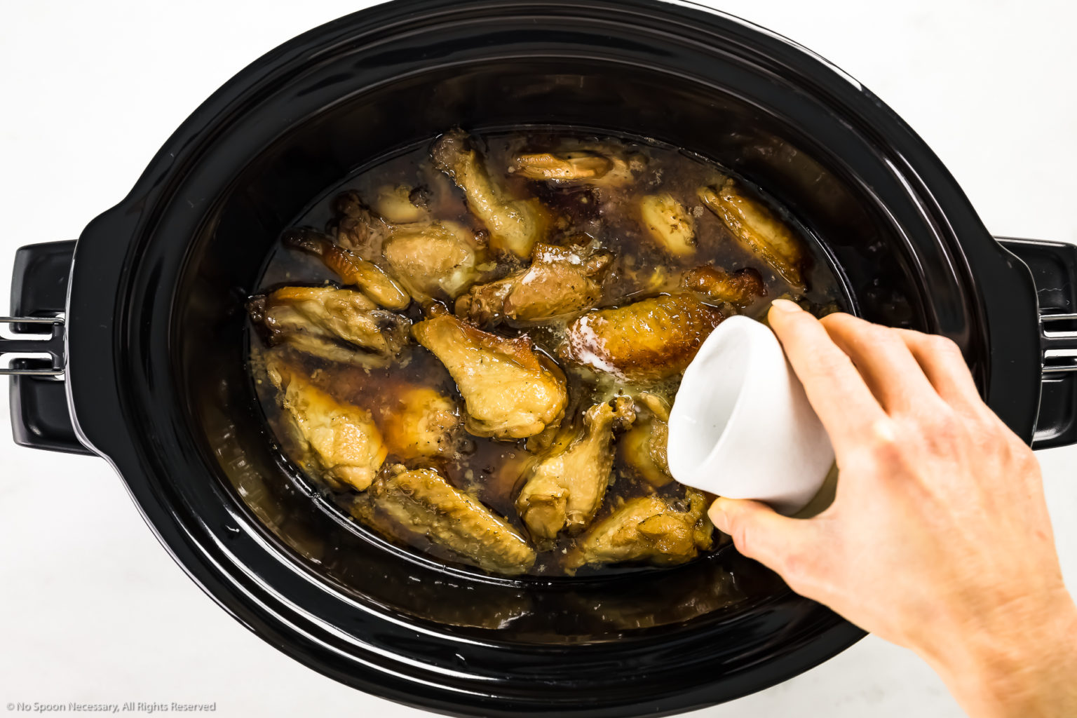 Chinese Chicken Wings (Crockpot Wings Recipe!) - No Spoon Necessary