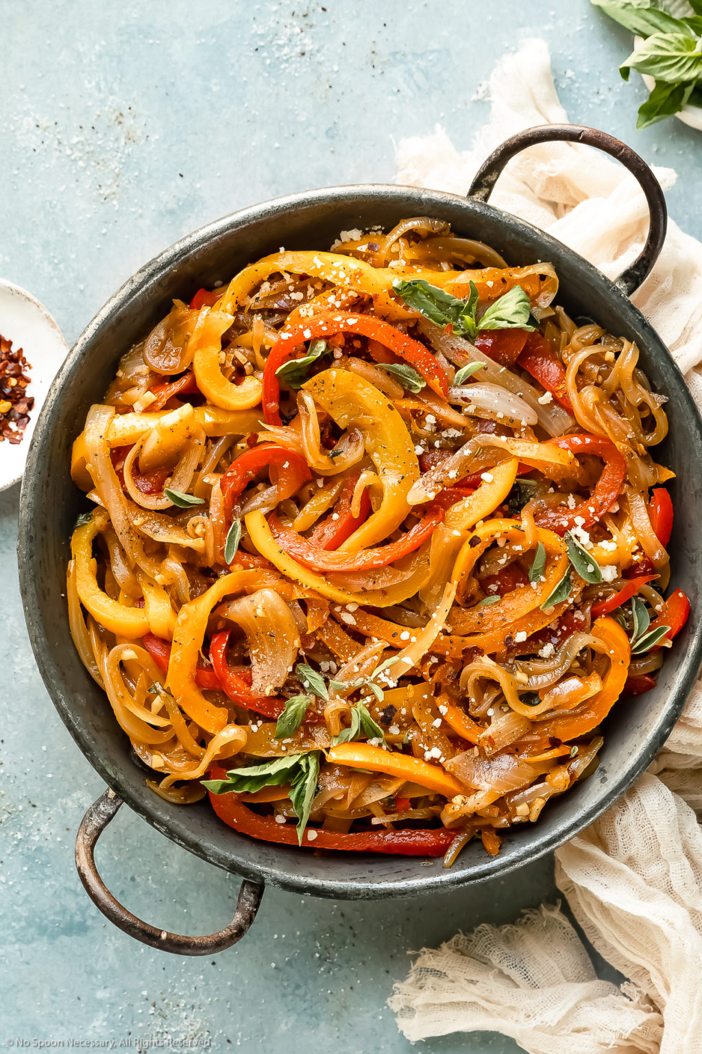 Sauteed Peppers and Onions - No Spoon Necessary