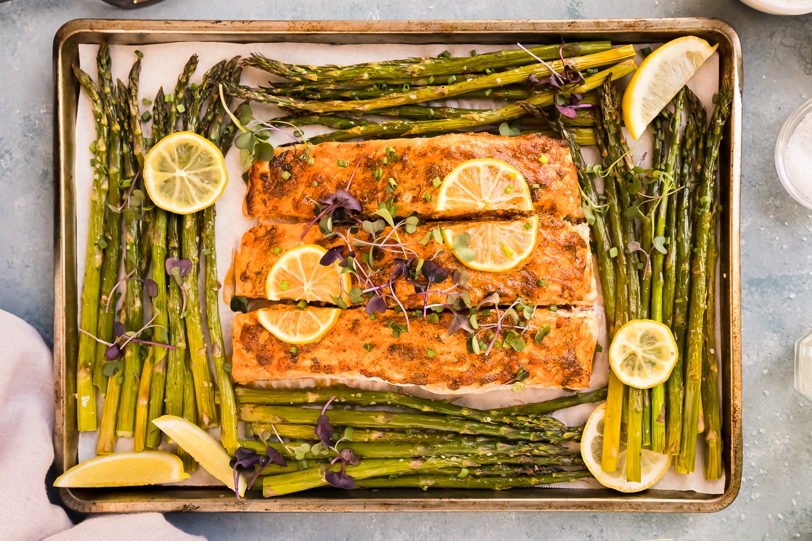 Roasted Salmon Sheet Pan Dinner - Healthy Seasonal Recipes
