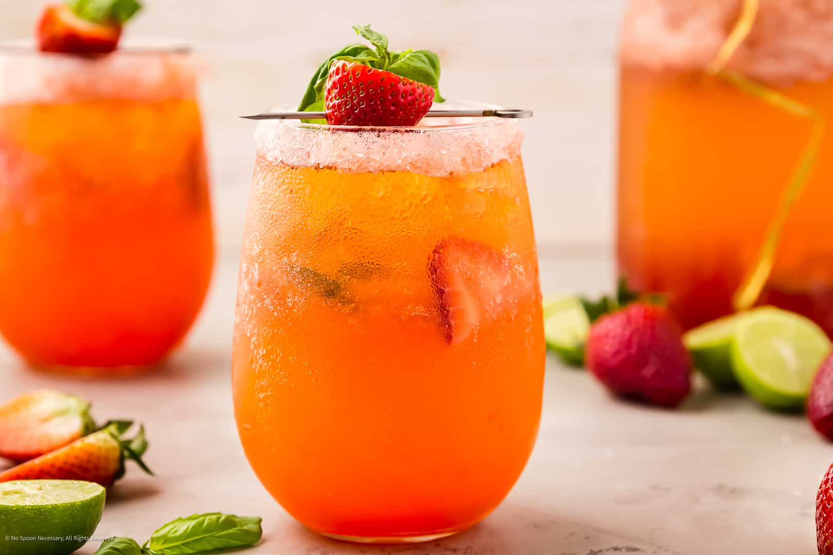 Strawberry Cocktail with Basil picture