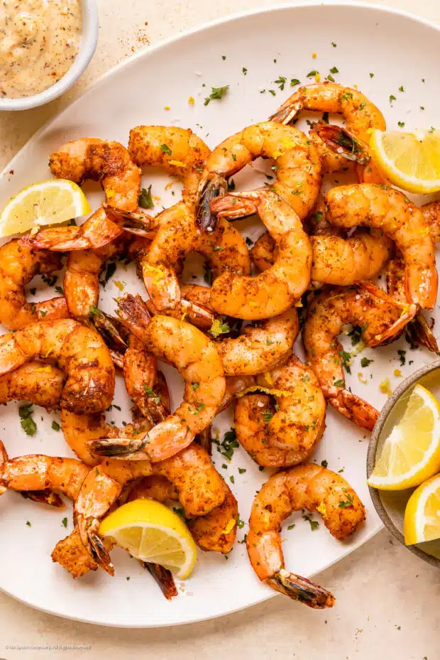 Easy Air Fryer Spicy Shrimp Recipe + Air Fryer Giveaway! - Yummy Healthy  Easy
