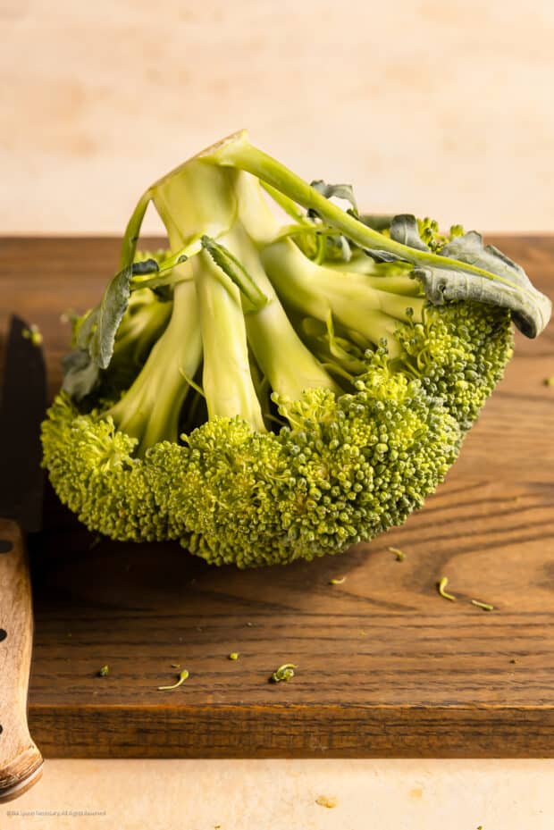 How to Cut Broccoli into Florets